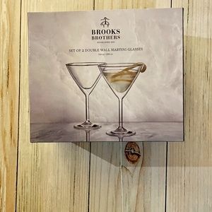 *** SOLD**** Brooks Brothers Martini set